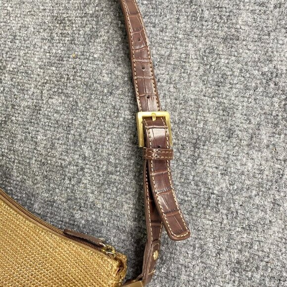 VTG Etienne Aigner Shoulder Bag Purse Handbag Satchel 12 X 10‎ Tan Faux Leather - Picture 9 of 16
